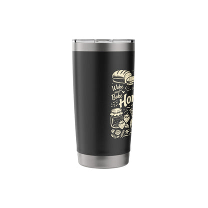 Homesteader Retro Farm Wheelbarrow & Garden Icons Stainless Steel Insulated Tumbler