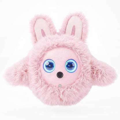 CVCBSER Smart Ai Companion Robot Cute Pet, Desk Robot Voice Chat gpt Emotional Interaction, Richness Expressiveness Ai Pet Robot for Adults Kids Chat (Pink Face)