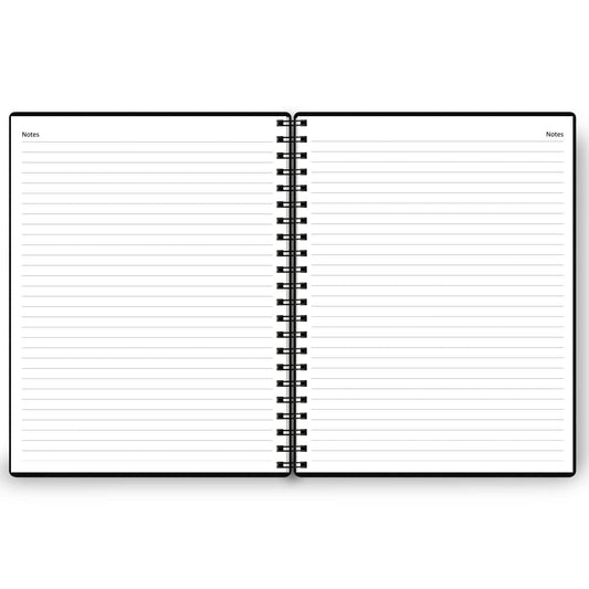 Undated Daily Planner - Undated Planner with Hourly Schedules, Action Items and Follow-up, A4 Daily Organizer Notebook to Increase Productivity, Appointment Book for Time Management, 8.5 × 11 Inch