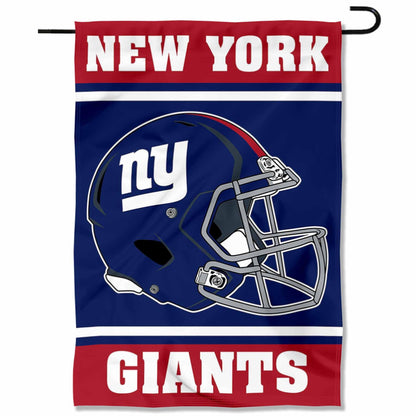 New York Giants Helmet Double Sided Garden Banner Flag