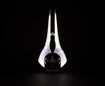 Ukonic Halo Light-Up Covenant Energy Sword Collectible Desktop Lamp with LED Light | Video Game-Themed Room Essentials | Bedside Table Lamp, Home Decor Accessories | 14 Inches Tall