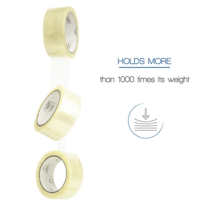 Logan Pack Clear Packing Tape, 36 Rolls Heavy Duty Packaging Tape for Shipping Packaging Moving Sealing, Thicker Clear Packing Tape, 1.88 inches Wide, 110 Yards Per Roll, 3960 Total Yards