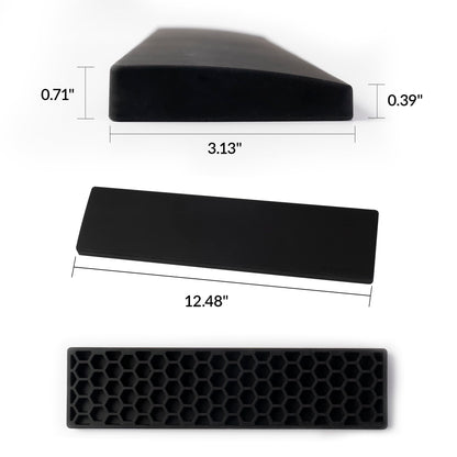 Keychron 12.48" Silicone Wrist Rest for 75% Compact Mechanical Keyboards, Ergonomic Palm Support with Full Honeycomb Non-Slip Base, Compatible with K2/K2 Pro/K2 Max/K2 HE/K6/K6 Pro/K6 HE