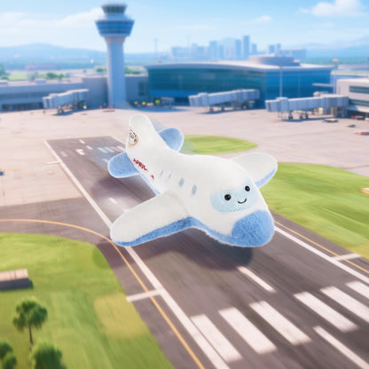 Apricot Lamb Comfort Plane Stuffed Animals for Kids, Soft Cute Plush Toys for Baby Girl and Boy, Fluffy Comfort Plane