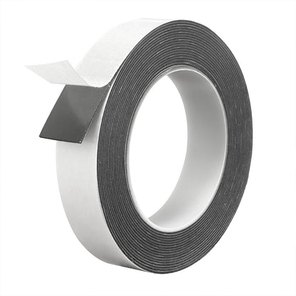 Hasaky Damage Free Removable Wall Tape 18ft, Heavy Duty Double Sided Tape Black, Picture Hanging Strips Replacement, Mounting Tape Adhesive Strips