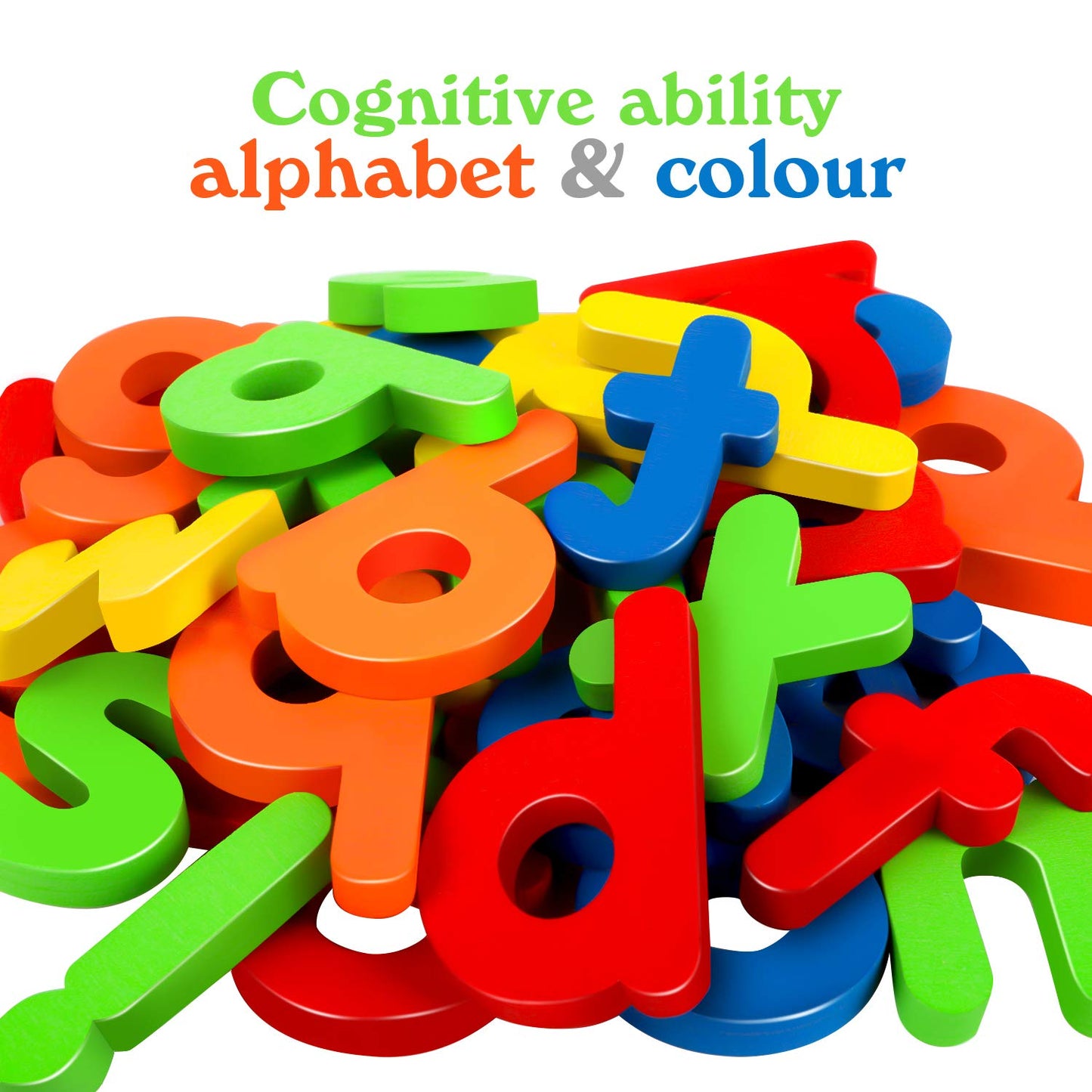 SpringFlower See & Spell Matching Letter Toy,Learning Educational Toy For 3 4 5 6 Years Old Boys And Girls,Preschool Learning Activities,Shape & Color Recognition Game,Cvc Word Builders For Kids,80Pcs