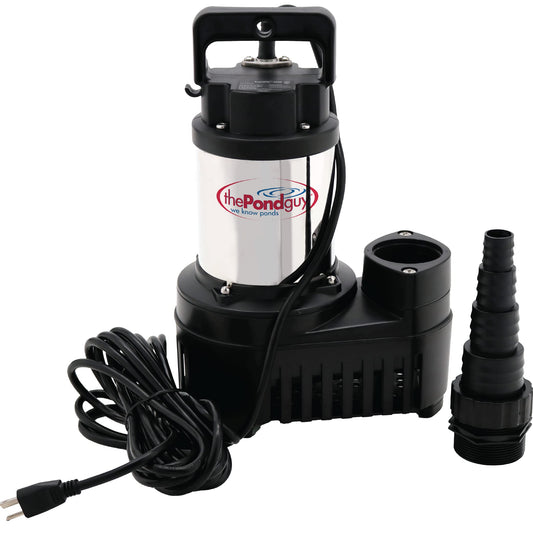 The Pond Guy RapidFlo Submersible Outdoor Water Pump, Perfect for Ponds, Waterfalls, Streams, Hydroponics & Pondless Features, Easy Install, Energy Saving, Quiet, Powerful Flow, Asynchronous, 4000 GPH