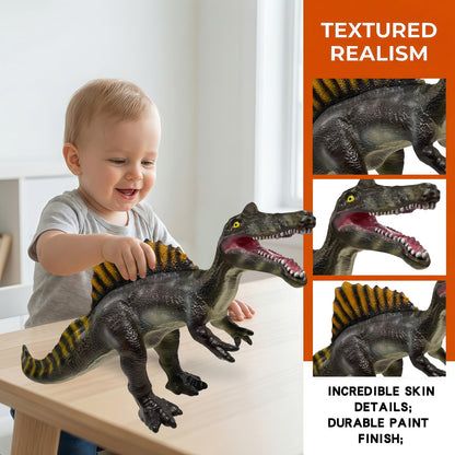 YONGJULE Large Dinosaur Toys- 27.5" Spinosaurus Soft Dinosaur Toys for Kids 3-5, Big Inflatable Dino for Boys Girls, Toddler Party Favors Birthday Gifts