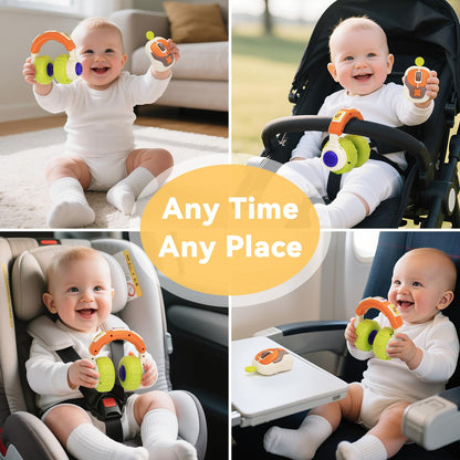 MPQMPQ Musical Toys for Babies 0-6 Months - 1 2 Year Old Toddlers Boy Girl Gifts with Light & Music Toys for 1 + Year Old, 1st Learning Educational Motor Skills Sensory Toy