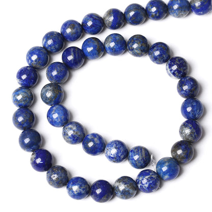 6MM 60PCS Natural Stone Blue Lapis Lazuli A Grade Gemstone Beads for Jewelry Making DIY Bracelet Crystal 1 Strand
