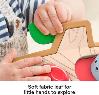 Fisher-Price Hide & Peek Pop-Up, Infant Activity Toy with Real Wood and Fabric Accents for Baby Ages 9 Months and Older