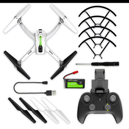 Sky Viper Vista HD Video RC Drone, Stream and Record, Optical Flow, Rechargeable Battery