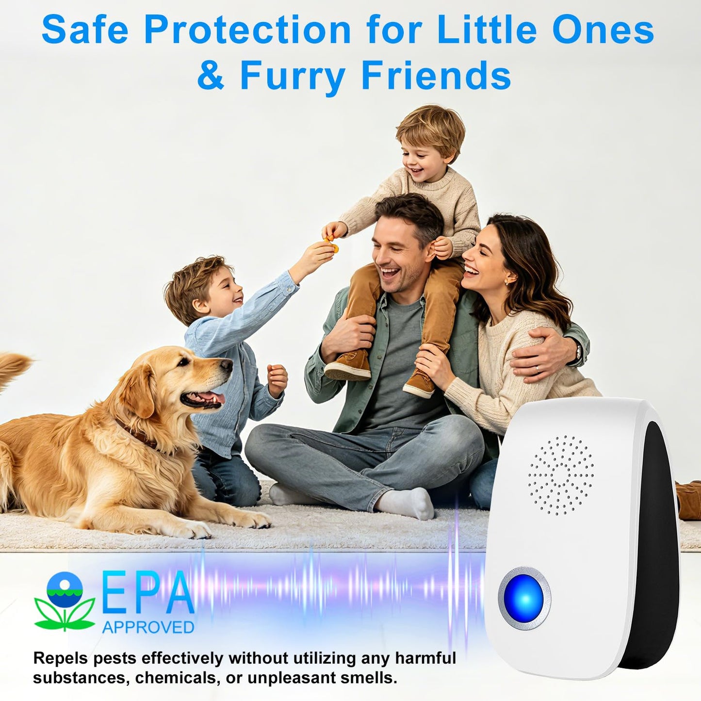2026 Upgraded Ultrasonic Repeller 8 Packs, Indoor Repellent for Mouse, Roach, Ant, Rodent, Bugs, Mosquito, Spider Repellent for House Garage Warehouse Kitchen