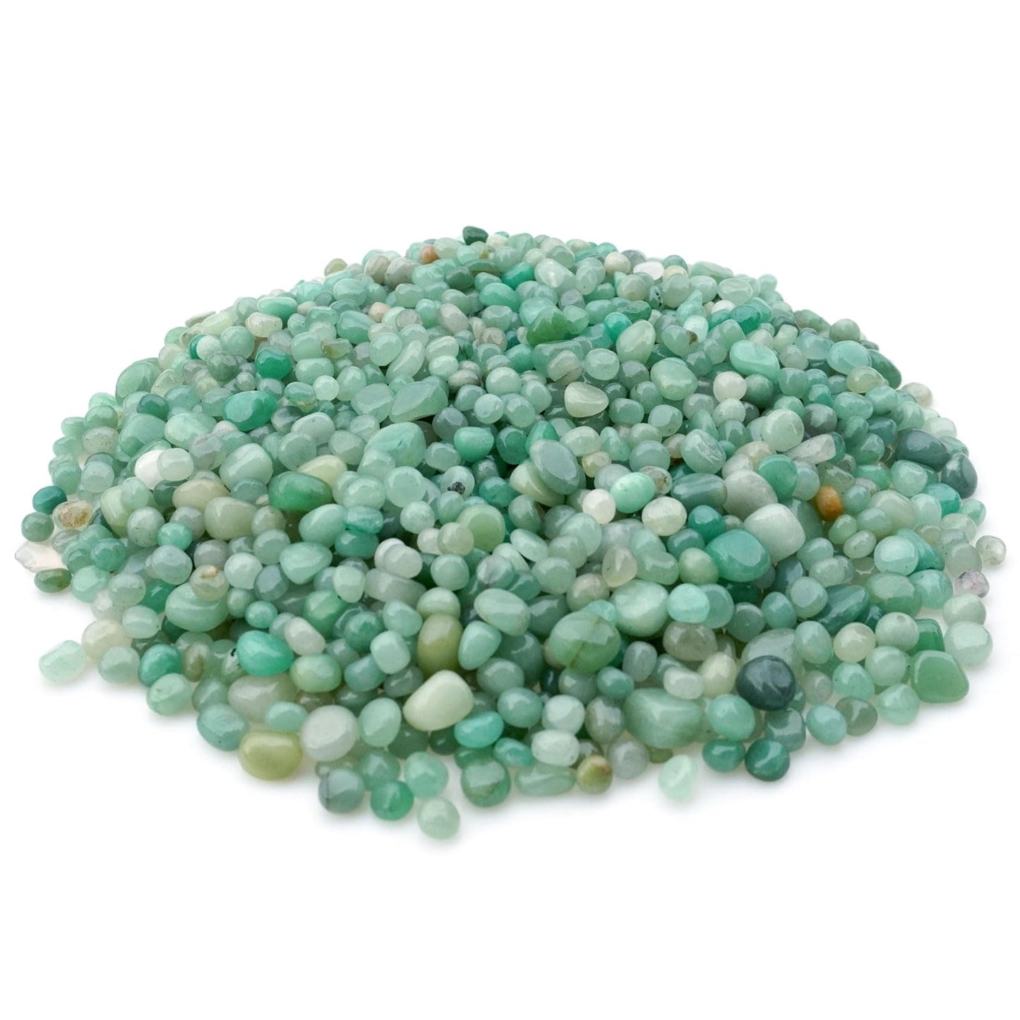 Sisamn Tumbled Polished Crystal Stone Green Aventurine Chips 3Lb Vase Filler Stones, Bulk for Fish & Turtle Tanks, Plant Decor, Home Decor, Jewelry Making, DIY, Reiki Healing
