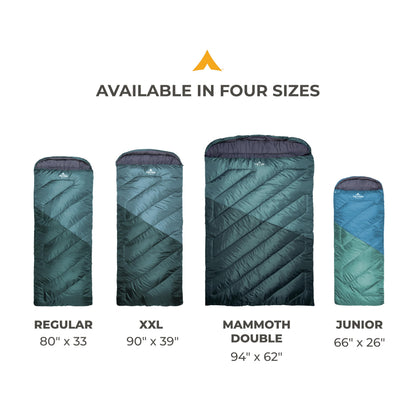 Teton Junior, 20 Degree Sleeping Bag. Finally, Sleeping Bag for Boys, Girls, All Kids, Warm and Comfortable; for All Camping Weather and Built to Last