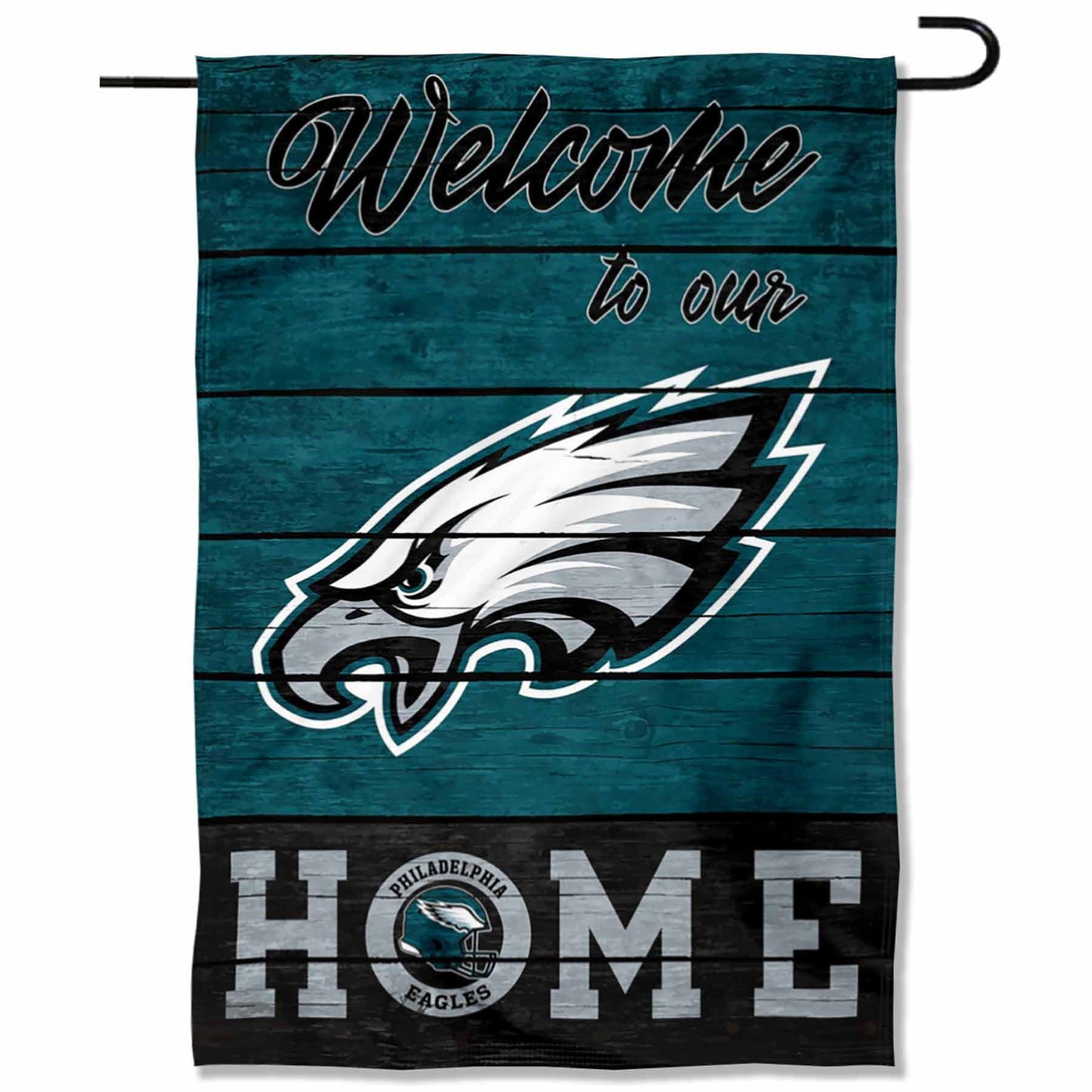 Philadelphia Eagles Welcome Home Decorative Garden Flag Double Sided Banner