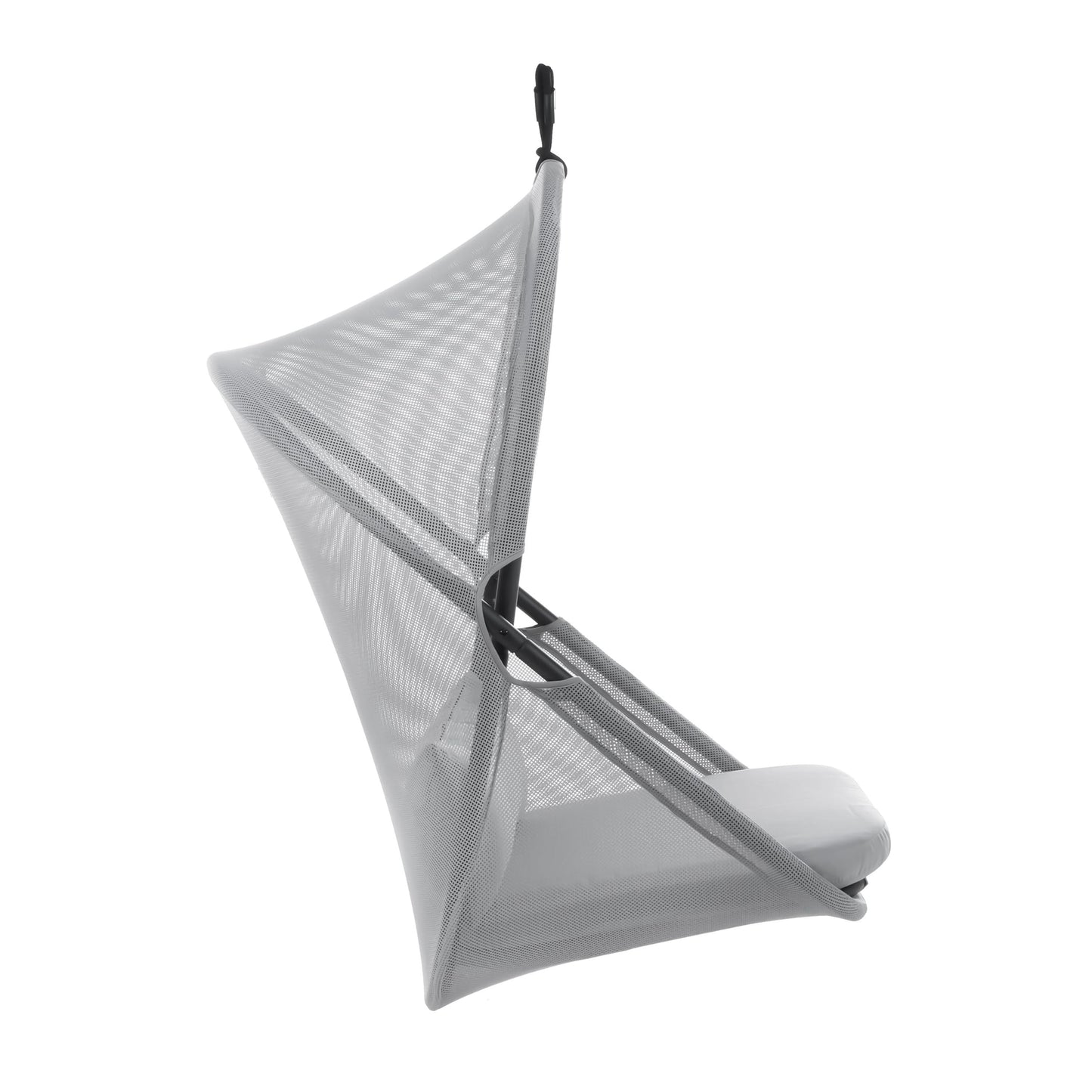 Greemotion Crush Metal Frame Indoor and Outdoor Swing Chair with Cushions, Breathable and UV-Resistant Mesh, 220 lbs Capacity for Patio Backyard, Balcony, Garden, Bedroom, Light Gray