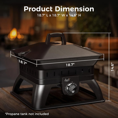 BALI OUTDOORS Propane Fire Pit Perfect for Camping Outdoor Fire Pit for Portable Firepits for Outside Outdoor Patio