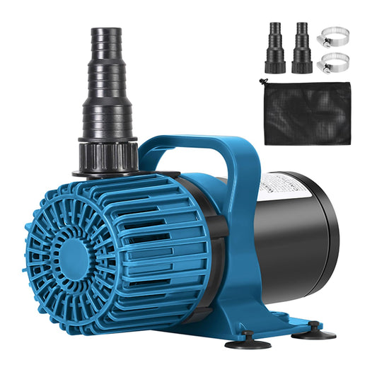 TONGCHANT Pond Pump, 1600 GPH & 14FT Lift | 100W Submersible Water Pump for Fish Pond Waterfall & Water Feature, Quiet Fountain Pump, 180° Rotatable Outlet, Barrier Bag & 20FT Power Cord, UL Listed