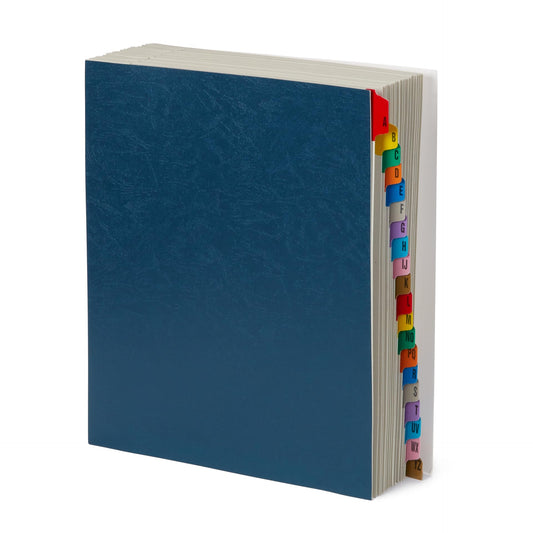 Blue Summit Expanding Desk File Sorter Organizer, Alphabetical File Organizer, Desk Sorter, Letter Size, 20 Dividers for A-Z Accordion File Organizer