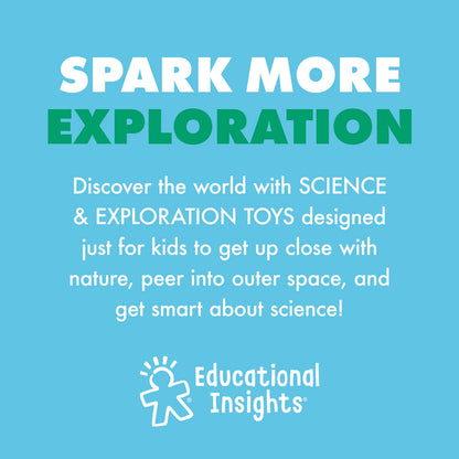 Educational Insights GeoSafari MicroPro 95-Piece Microscope Set, Prepared Slides, Instruction and Activity Guide, Ages 8 and up
