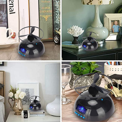 Zopsc Flying Alarm Clock, Helicopter Electronic Clock for Bedroom, Office, Home, and School