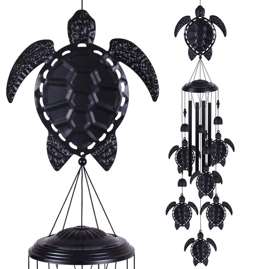Sea Turtles Wind Chimes Outdoor Decoration, Turtle Wind Catcher, Retro Wind Bells, Memorial Wind Chime, Blessing Windchimes for Home,Balcony,Yard,Room,Xmas,Party,Indoor,Garden Decor, Gifts for Mom