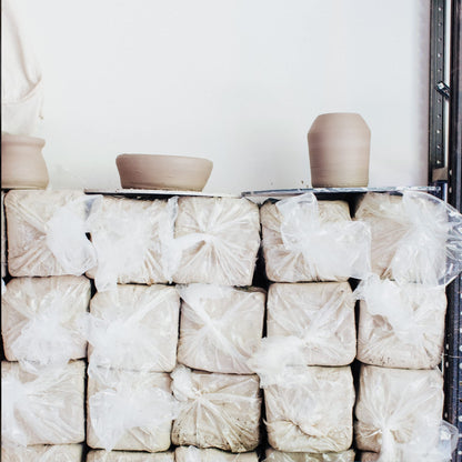 Deouss Mid High Fire White Stoneware Clay for Pottery;Mid Fire Cone 5-7;Ideal for Wheel Throwing,Hand Building,Sculpting;Great for All Skill Levels;Whiteware Clay- Pottery Clay Fires White;5 lbs