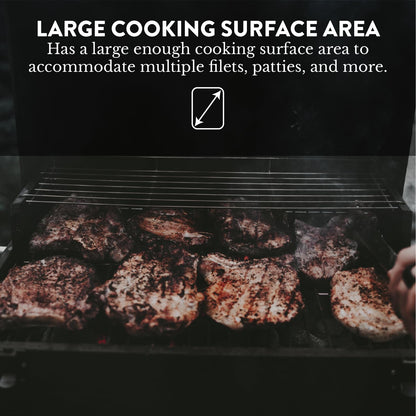 GasOne Portable Tabletop BBQ Grill - 18-inch, 2-Tiered, Side Handles & Lid - Compact Charcoal Grill for Picnic & Tailgate