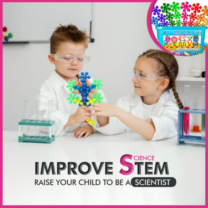 Curious 2 Learn Building Blocks 300ct - STEM Toys for Creativity - 4 Year Old Boy Birthday Gift - Interlocking Discs Set - 5 Year Old Boy Birthday Gift - Educational Toys