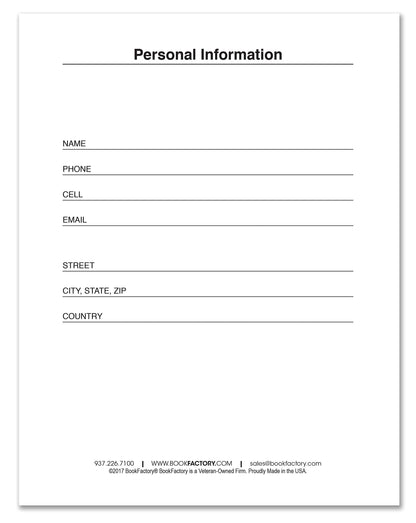 BookFactory Business Expense Log Book Expense Tracking Ledger Logbook Journal Receipt Organizer 100 Pages 8.5''x11'' Wire-O (Made in USA)