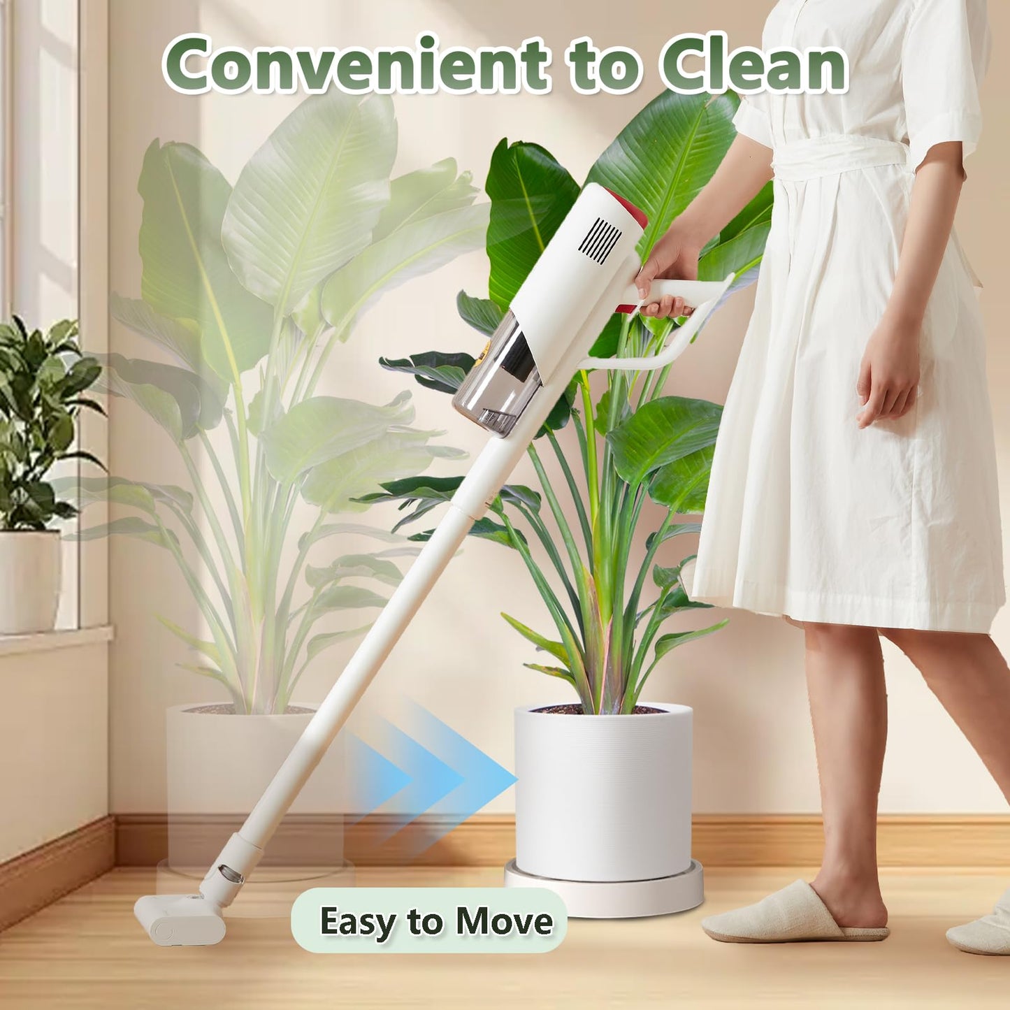 MCleanPin 2 Pack Plant Caddy with Hidden Wheels, 13" Heavy Duty Rolling Plant Stand with Removable Drainage Tray and Silent Casters Round Flower Pot Mover Planter Dolly for Indoor Outdoor Black