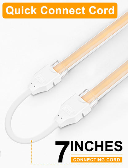 Lamomo COB LED Strip Lights Pro, 16.4Ft Warm White Dimmable Self-Adhesive Led Rope Light with Remote, Flexible Cuttable Waterproof 3000K Silicone Neon Tape Lights for Bedroom, Indoor, Outdoor,Cabinet