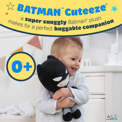 Kids Preferred WB DC Batman Cuteeze Extra Soft Plush Stuffed Superhero Toy for Baby and Toddler Boys and Girls – 12 Inch Size