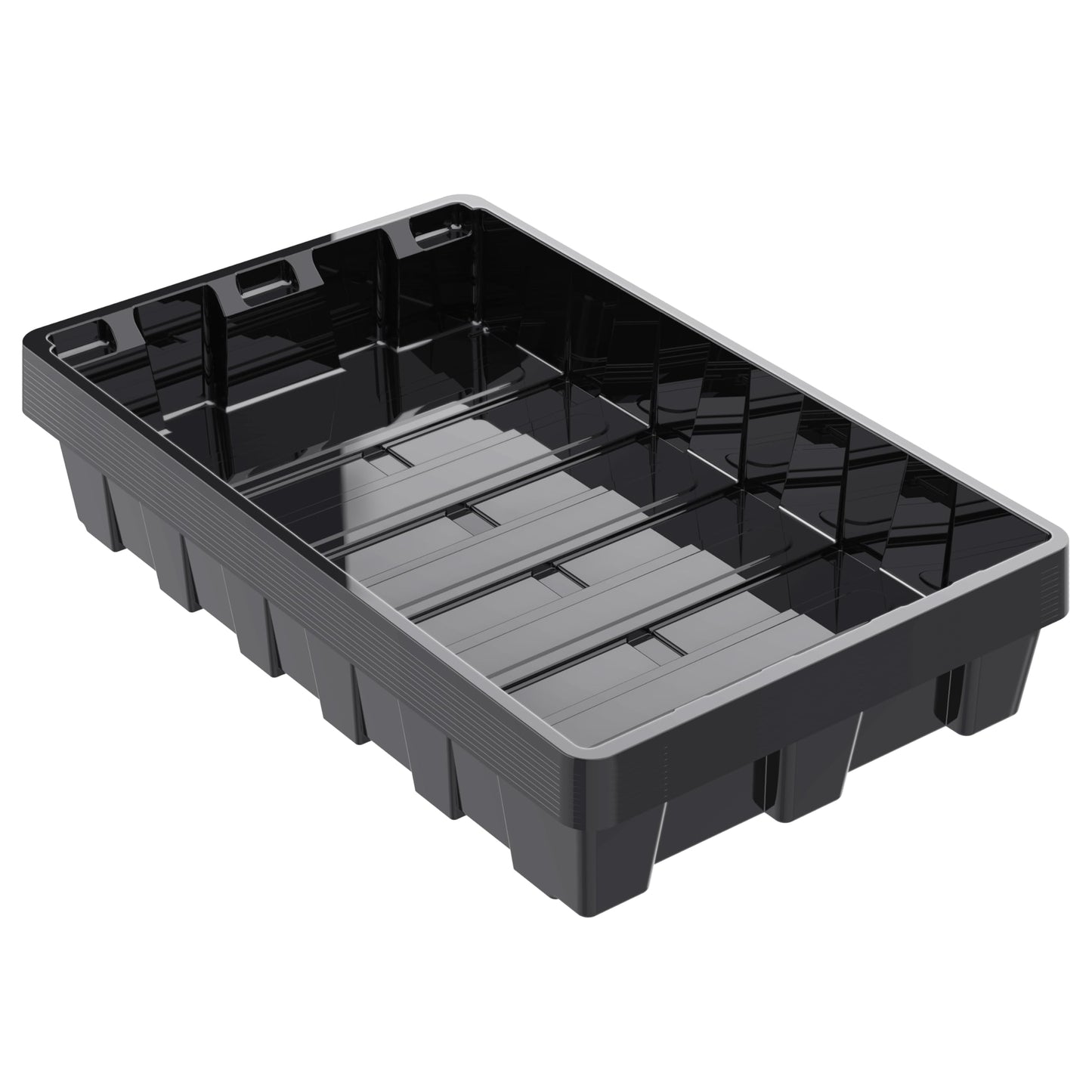 Gardzen 10 Pack Seed Trays, Reusable Plant Grow Trays, Ideal for Seed Starting, Microgreens, Indoor Gardening, and Greenhouse Plant Nurseries - No Drain Holes, 14.5"x9"