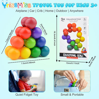 Yrissmiss 12PCS Autism Sensory Toys for Autistic Children, Quiet Fidget for Adults Kids, Autism for Toddlers 3-4, Travel for Ages 3-5 Gift Easter Basket Stuffers Gifts for Kids Boys Girls A