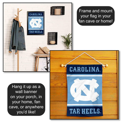 North Carolina Tar Heels Garden Flag