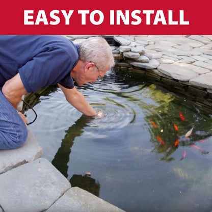 The Pond Guy MagFlo High-Efficiency Compact Pump for Small Water Gardens, Quiet Multi-Purpose System for Waterfalls, Fountains or Spitters, 1340 GPH