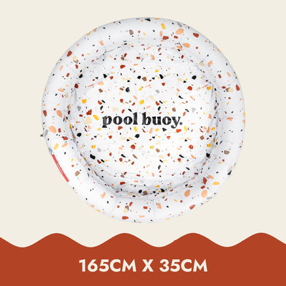 Pool Buoy Round Inflatable Pool with Storage Bag - Premium Outdoor Swimming Pool for Kids, Toddlers, Infants and Adults - Garden and Backyard Pools for Family Summer Pool Party (Luigi Lovegood)