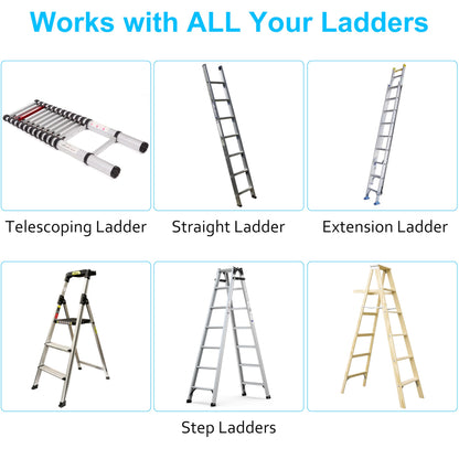 KOSEOO Ceiling Ladder Hoist, Heavy Duty Pulley System for Garage Storage, Ladder Hanger Hold Up to 150 lbs Capacity for Kayak, Cargo Box, Canoe, Bike Lift, Fit 10-18 Foot Ceilings, Black