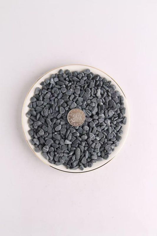 ScapeStone Decorative Polished Pebbles, 1/5 Inch Natural River Rocks, Grey Stone, Pebble Shape, for Succulent, Cactus, Aquariums, Terrarium