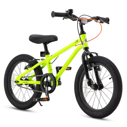 RoyalBaby X9 Kids Bike, Lightweight Aluminum 16-Inch Wheels Bicycle Boys and Girls Ages 4-7 Years, Green