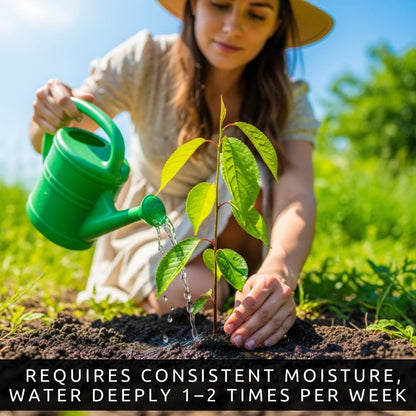 2 Blueray Blueberry Tree Seedlings Live Plant – Fruit Bearing Blueberry Bush Starter – Healthy Rooted Sapling for Outdoor Garden, Patio or Container Growing (2 Plants)