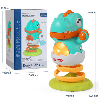 Didklom Baby & Toddler Learning Toy DJ Bouncin’ Beats with Music, Motor Skills & Cause-Effect Learning – Volume Control, Bouncing Action for Ages 9+ Months &for Boys and Girls
