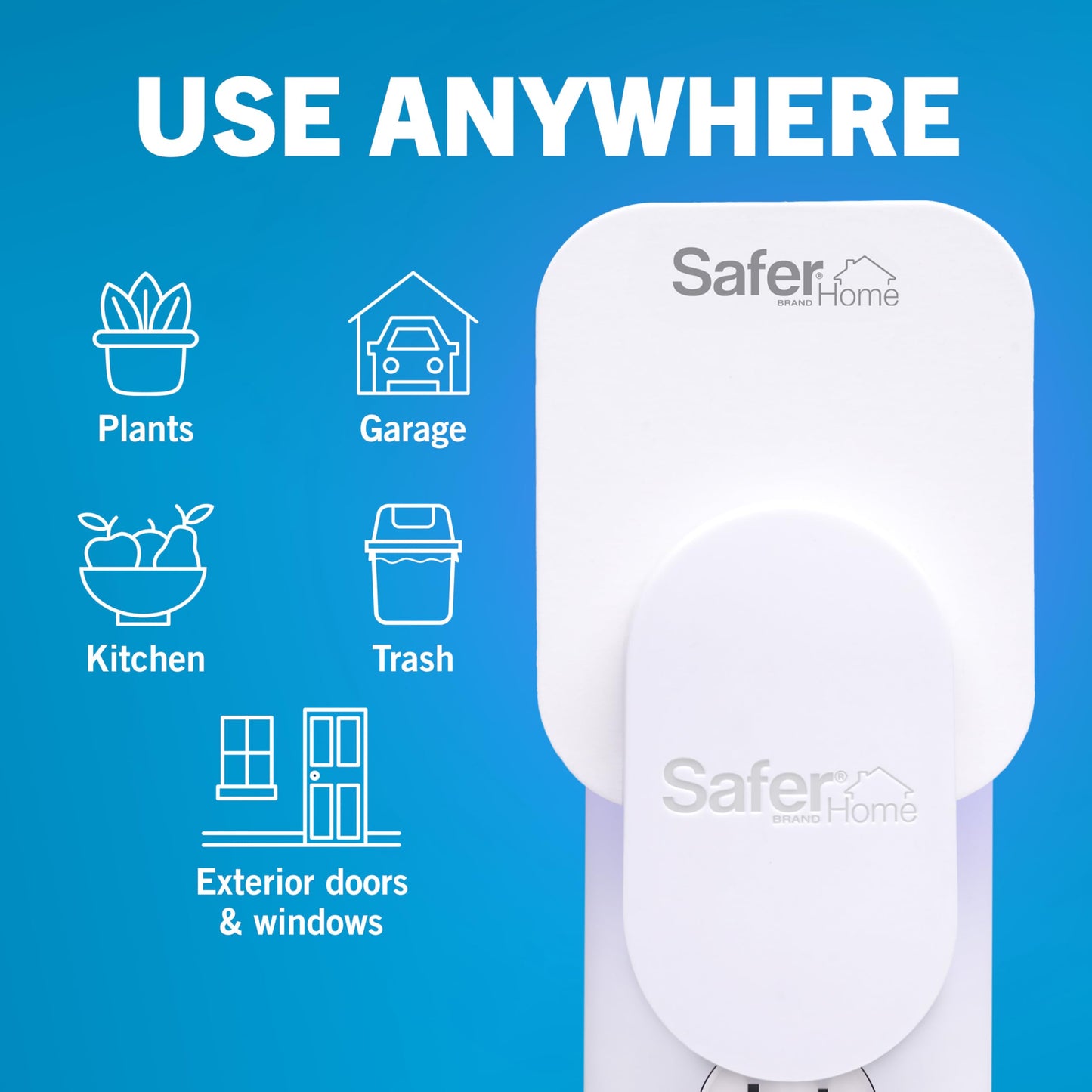 Safer Home Indoor Plug-in Fly Trap - SH502-2R4SR - Effective Fruit Fly Traps for Indoors, Gnat Traps for House Indoor, 400 Sq Ft Protection - Style: 2 Devices + 4 Glue Cards