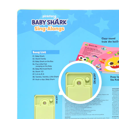 Baby Shark Sing-Alongs 10 Button Sound Book | Baby Shark Toys | Learning & Education Toys | Interactive Baby Books for Toddlers 1-3 | Gifts for Boys & Girls