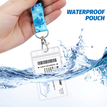 20 Pack Cruise Lanyards Carnival Cruise Lanyard with ID Holder Waterproof Cruise Lanyard Detachable Buckler for Cruise Ships Cards Women Men Cruise Accessories