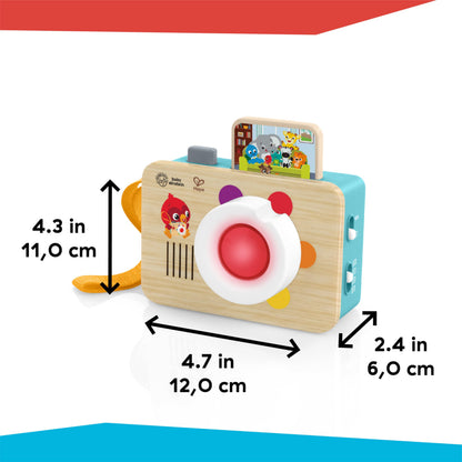 Baby Einstein + Hape Learning Lens Toy Camera for Pretend Play, Ages 6 Months and Up