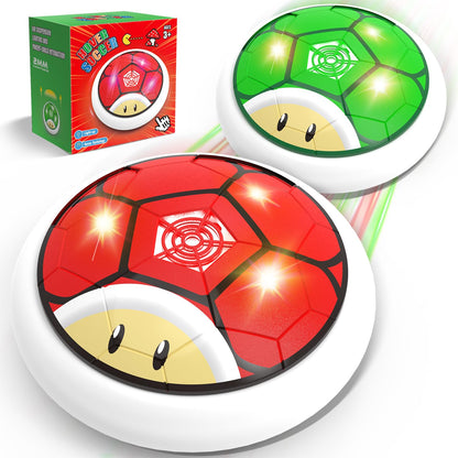 Thusine Boy Toys Hover Soccer Ball for Kids 2 LED Soccer Ball Toys Indoor Games Gifts for Boy Age 6-8, 8-12, Floating Football Birthday Gifts for 4 5 6 7 8 9 10 11 12 Year Old Kids Sport Toy
