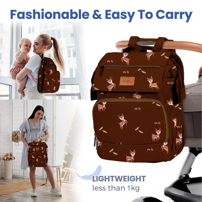 PILLANI Baby Diaper Bag Backpack - Large Bag for Boys & Girls, Waterproof Diaper Backpack - Travel Diaper Bags w/Changing Pad, Baby Registry Search & Shower Gifts - Essentials Must Haves Newborn Stuff